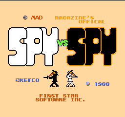 Spy vs Spy Title Screen